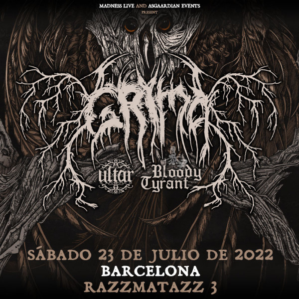 Comprar entradas Grima + Ultar + Bloody Tyrant (Barcelona)