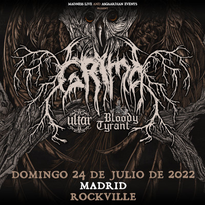 Comprar entradas Grima + Ultar + Bloody Tyrant (Madrid)
