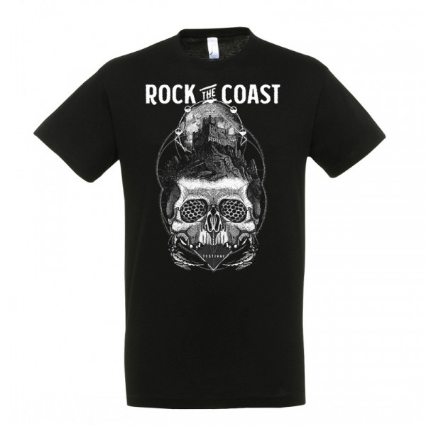 Camiseta Rock the Coast "Skull" Negra