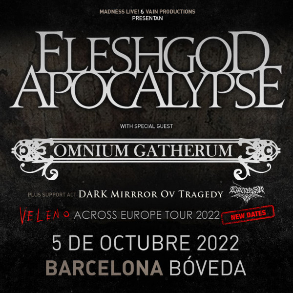 Comprar entradas para Fleshgod Apocalypse + Omnium Gatherum