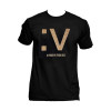 Camiseta Be Prog My Friend ":V" (Negra)  Marca Gildan Color Priemium