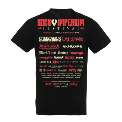 Merch Camiseta Rock Imperium Festival "Classic" (Negra)
