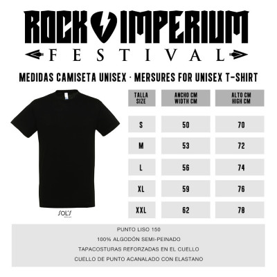 Merch T-shirt Rock Imperium Festival "Logo" (Black)