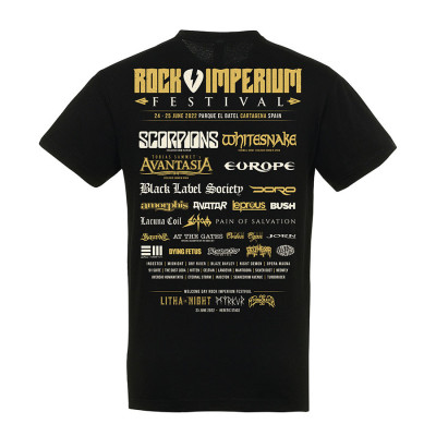 Merch T-shirt Rock Imperium Festival "Warrior" (Black)