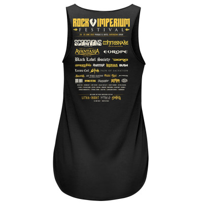 Merch Camiseta Rock Imperium Festival "Logo" (Negra-Mujer)