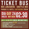 Ticket Bus 24 Junio VUELTA 02:30 (Cartagena)