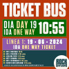 Bus Línea 1: 19 Junio 2024 · IDA · MAÑANA (Cartagena)
