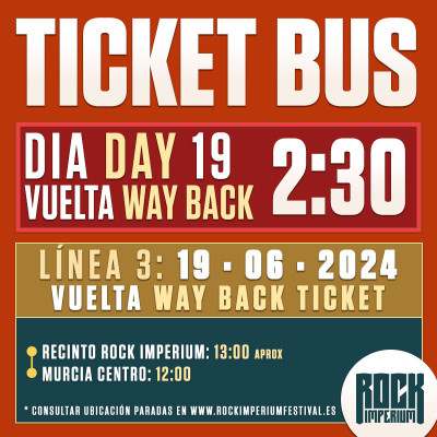 Bus Línea 3: 19 Junio 2024 · VUELTA (Cartagena)