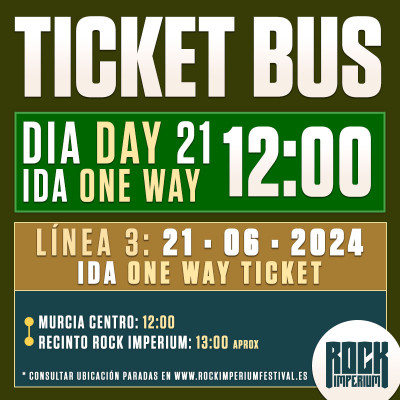 Bus Línea 3: 21 Junio 2024 · IDA (Cartagena)