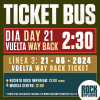 Bus Línea 3: 21 Junio 2024 · VUELTA (Cartagena)