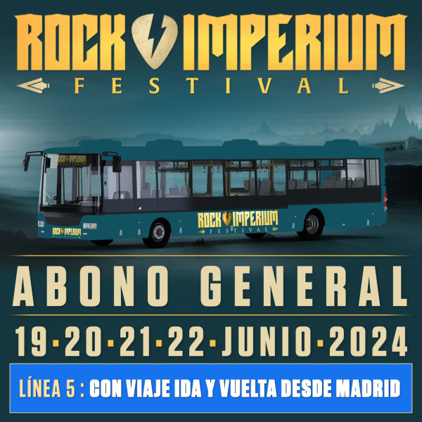 Abono + Viaje desde Madrid (línea 5) Rock Imperium Festival 2024 (Cartagena)