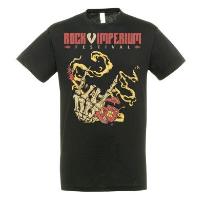 Merch 2024 Camiseta Rock Imperium Festival "Broken Guitar Skull" - Madness Live 
