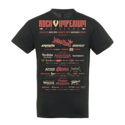 Merch 2024 Camiseta Rock Imperium Festival "Broken Guitar Skull" - Madness Live  2