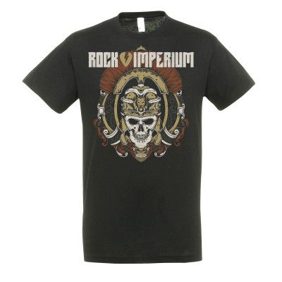 Merch 2024 Camiseta Rock Imperium Festival "Roman Skull" - Madness Live 