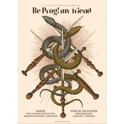 Merch 2024 Poster Be Prog! My Friend "Error" - Madness Live 