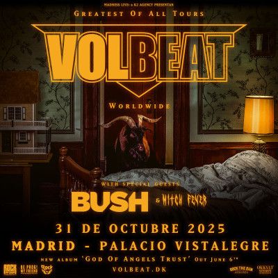 Volbeat + Bush + Witch Fever (Madrid) - Madness Live