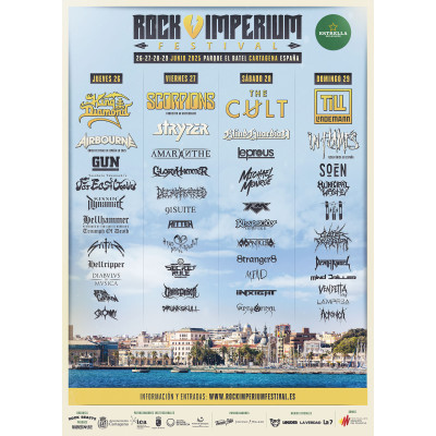 Merch 2025 Póster Rock Imperium Festival