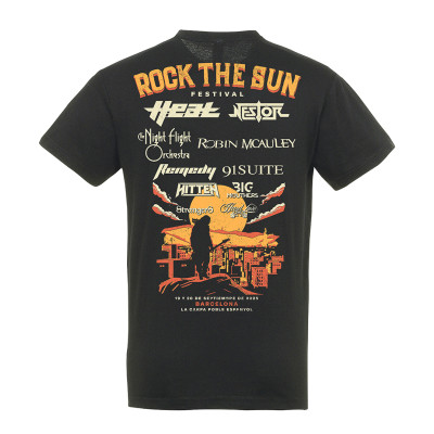 Merch 2025 Camiseta Rock The Sun "Official" 2