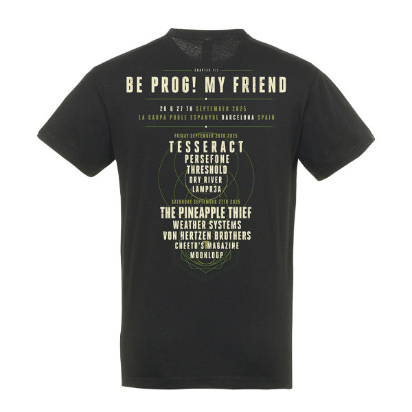 Merch 2025 Camiseta Be Prog! My Friend "Official"