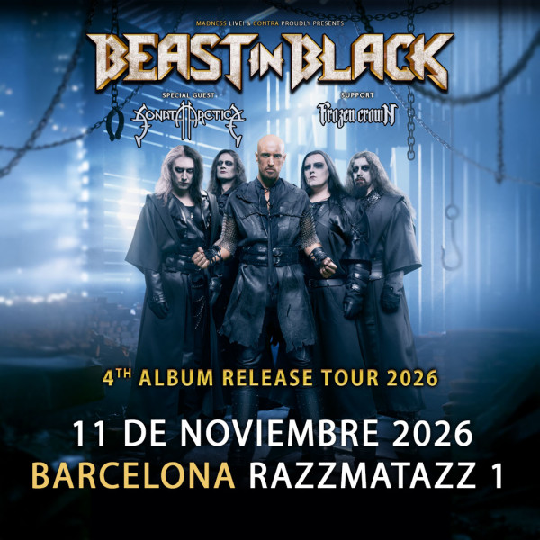 Beast In Black + Sonata Arctica + Frozen Crown...