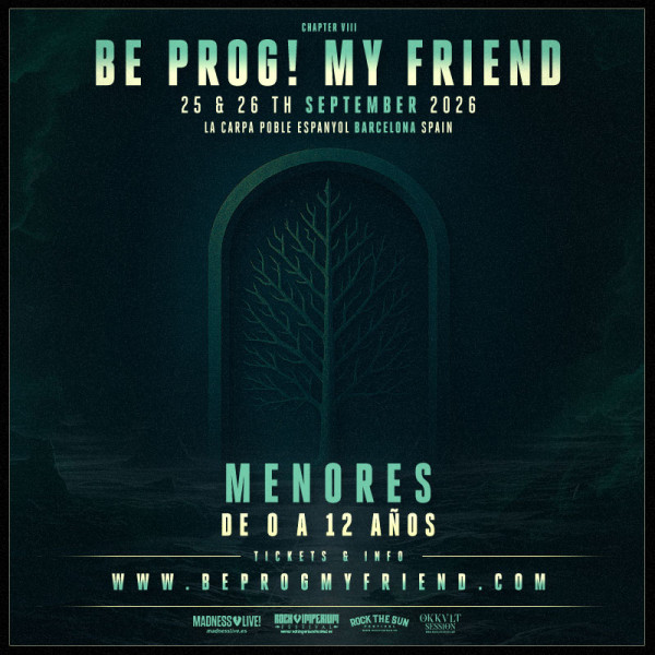 Menores Be Prog! My Friend 2026 0 a 12 años...
