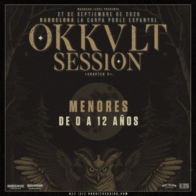 Comprar entradas para Menores Okkult Session 2026 0 a 12 años (Barc...