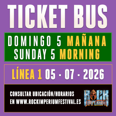 Bus Línea 1: Domingo 5 Julio 2026 · IDA (Cartagena)