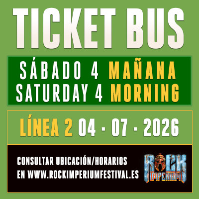 Bus Línea 2: Sábado 4 Julio 2026 · IDA (Cartagena)