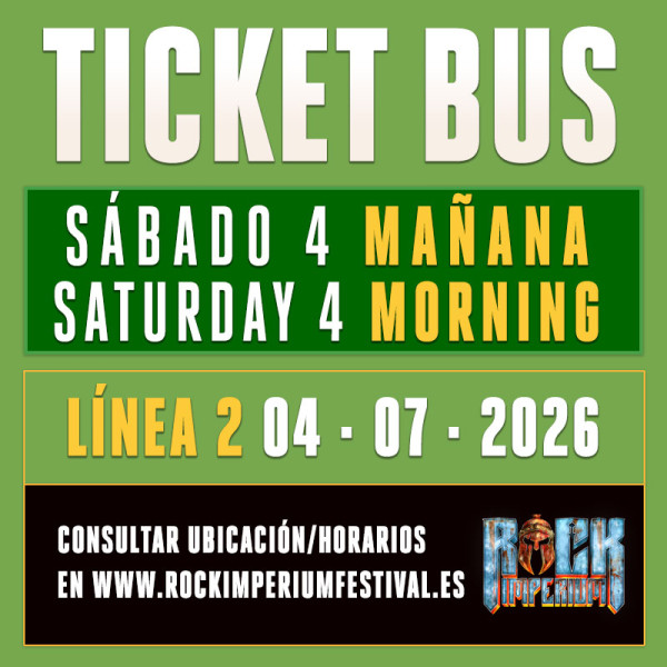 Bus Línea 2: Sábado 4 Julio 2026 · IDA (Cartagena)