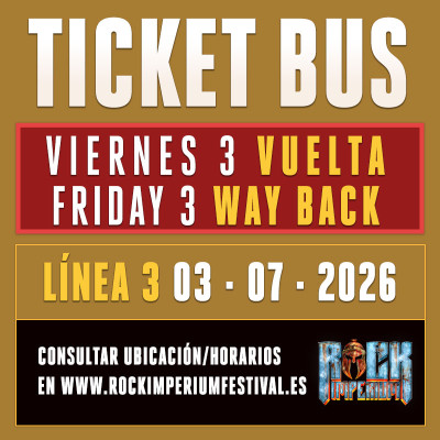 Bus Línea 3: Viernes 3 Julio 2026 · VUELTA (Cartagena)