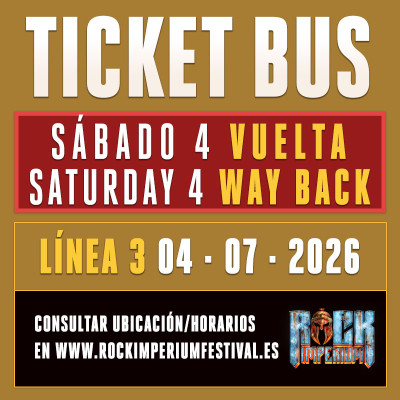 Bus Línea 3: Sábado 4 Julio 2026 · VUELTA (Cartagena)