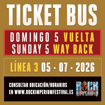 Bus Línea 3: Domingo 5 Julio 2026 · VUELTA (Cartagena)