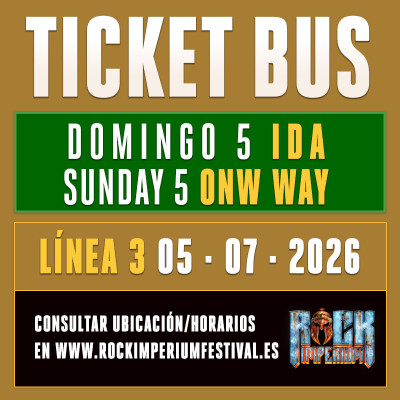Bus Line 3: Sunday 5 July 2026 · ONE WAY  (Cartagena)