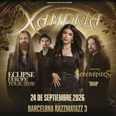 Buy Tickets for Xandria + Seven Spires + Tulip (Barcelona)