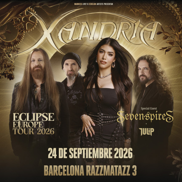 Comprar entradas para Xandria + Seven Spires + Tulip (Barcelona)