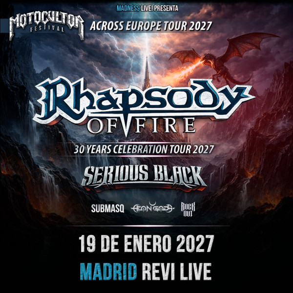 Buy Tickets for Rhapsody of Fire + Serious Black + Sumasq + Aeon Go...