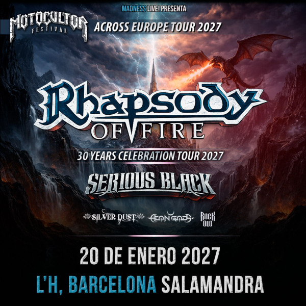 Comprar entradas para Rhapsody of Fire + Serious Black + Silver Dus...