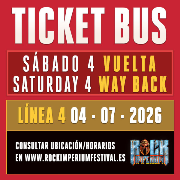 Bus Línea 4: 4 juliio 2026 · VUELTA (Cartagena)