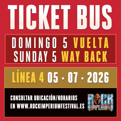 Bus Línea 4: 5 julio 2026 · VUELTA (Cartagena)