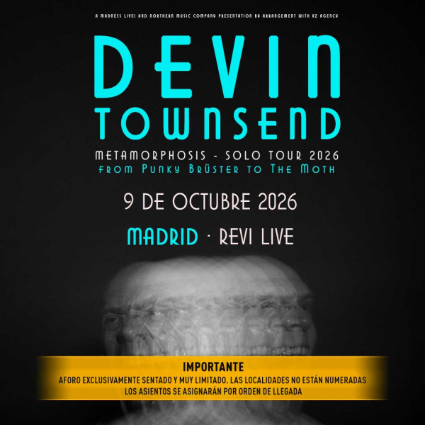 Buy Tickets for Devin Townsend (Madrid)
