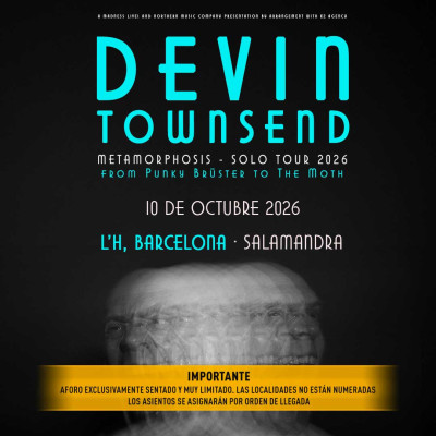 Comprar entradas para Devin Townsend (Barcelona)