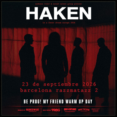 Comprar entradas para HAKEN + Ihlo + Ancient Fragments (Barcelona)