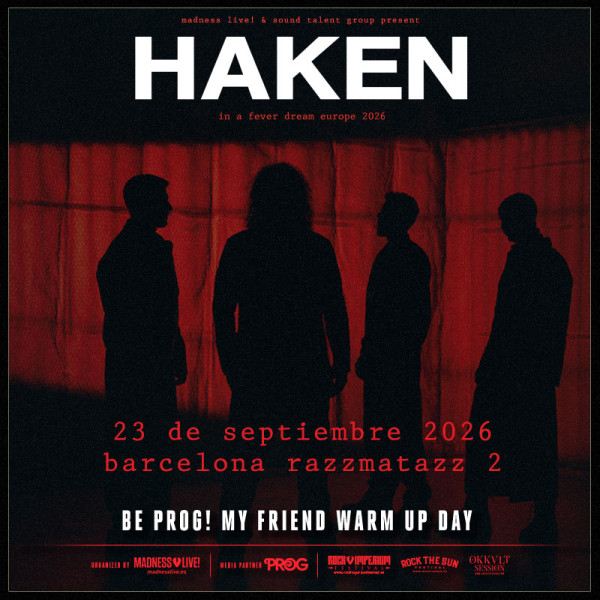 Comprar entradas para HAKEN + Ihlo + Ancient Fragments (Barcelona)