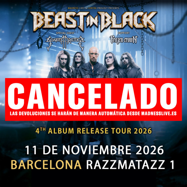 Comprar entradas para CANCELADO: Beast In Black + Sonata Arctica + ...