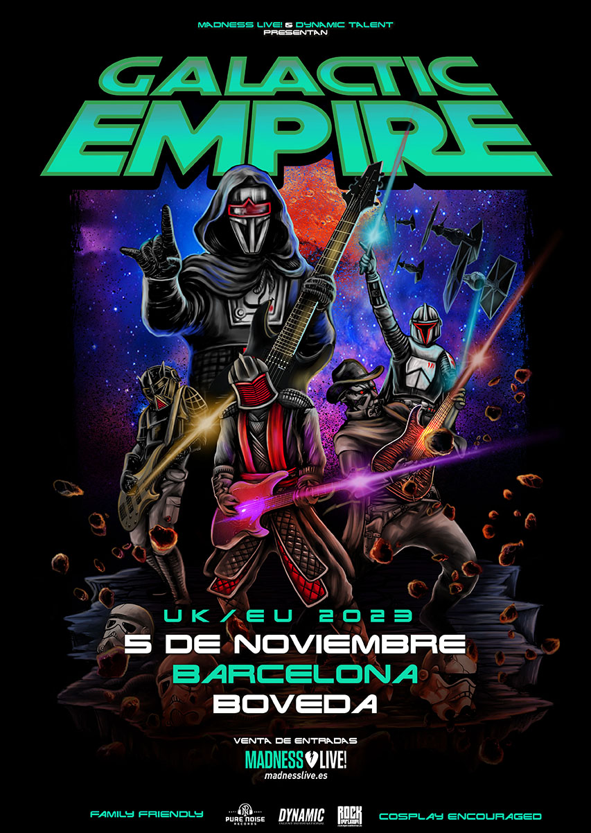 Fecha Única De Galactic Empire En La Ciudad Condal En Noviembre De 2023