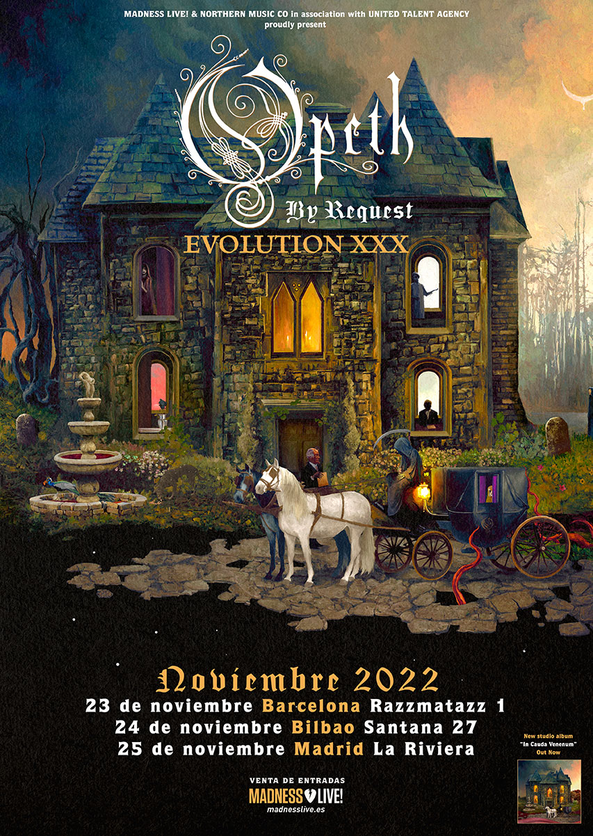 El Conjuro De Opeth Caerá Sobre Nuestro País En Otoño De 2022