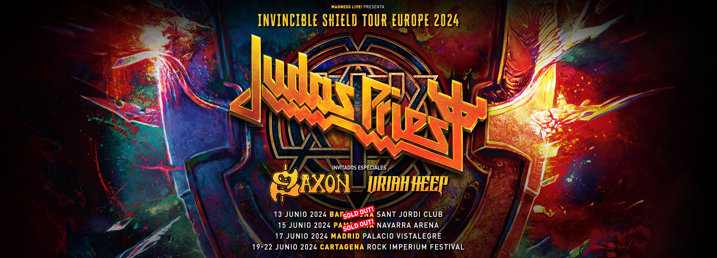 Judas Priest "Invincible Shield Tour España 2024"